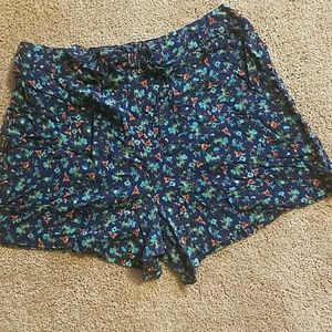 Forever21+ High waist floral shorts